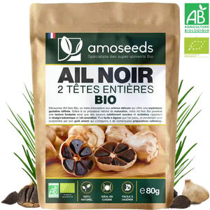 Ail Noir Bio, 2 têtes entières