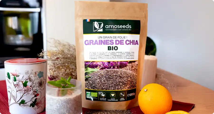 Les bienfaits des Graines de Chia Bio