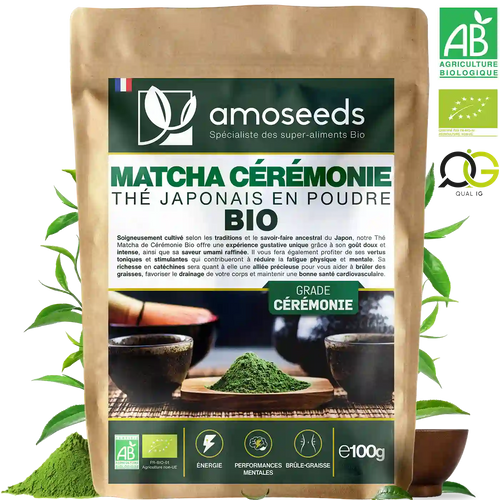 Thé Matcha Cérémonie Bio 100G