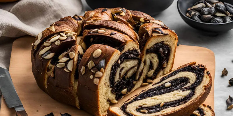 recette babka ail noir graines courge bio amoseeds specialiste des super aliments Bio