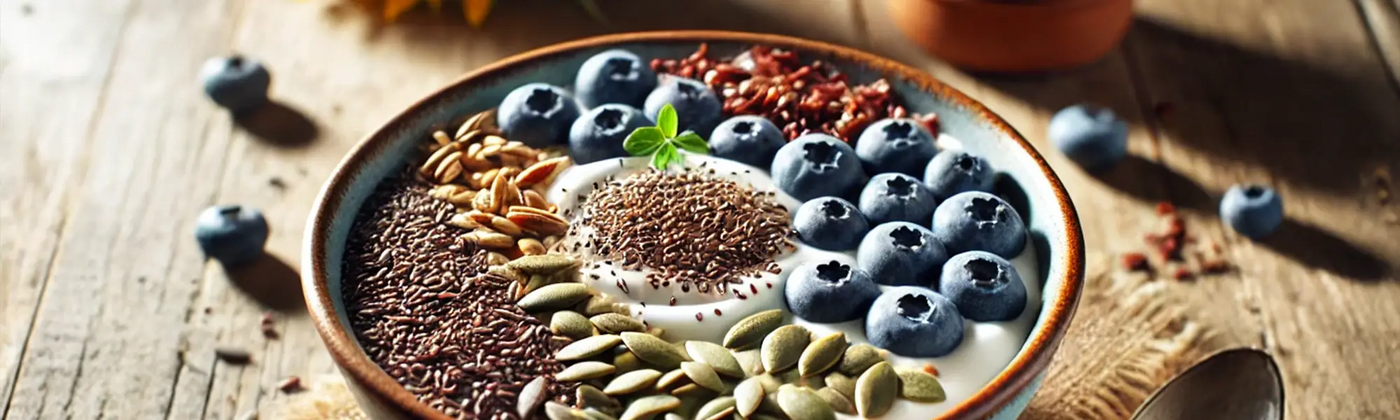 bowl fruité cacao Amoseeds specialiste des super aliments Bio