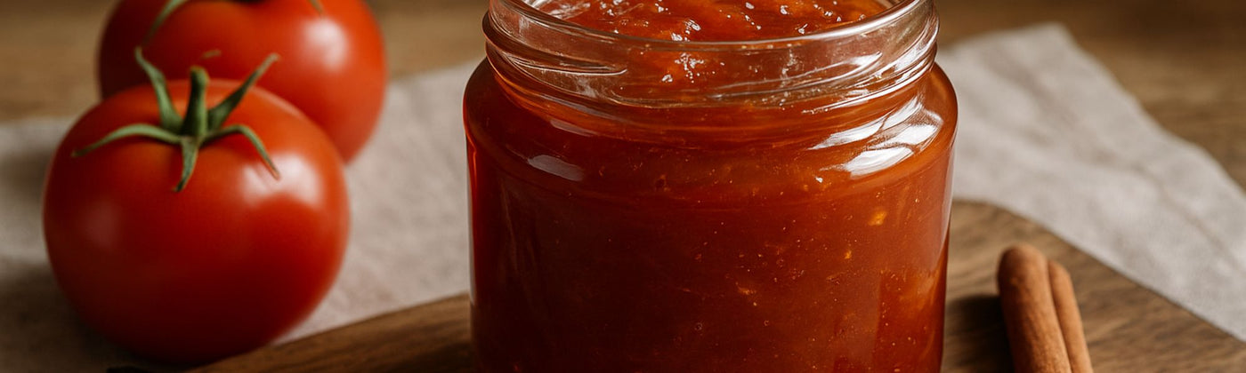 confiture tomates vanille cannelle Amoseeds specialiste des super aliments Bio