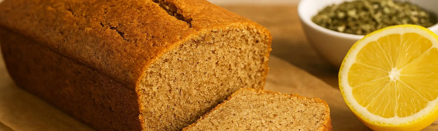 gateau citron mate Amoseeds specialiste des super aliment Bio