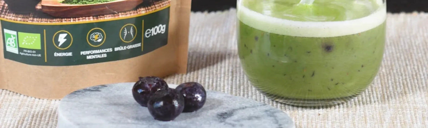 iced matcha latte amoseeds specialiste des super aliments Bio