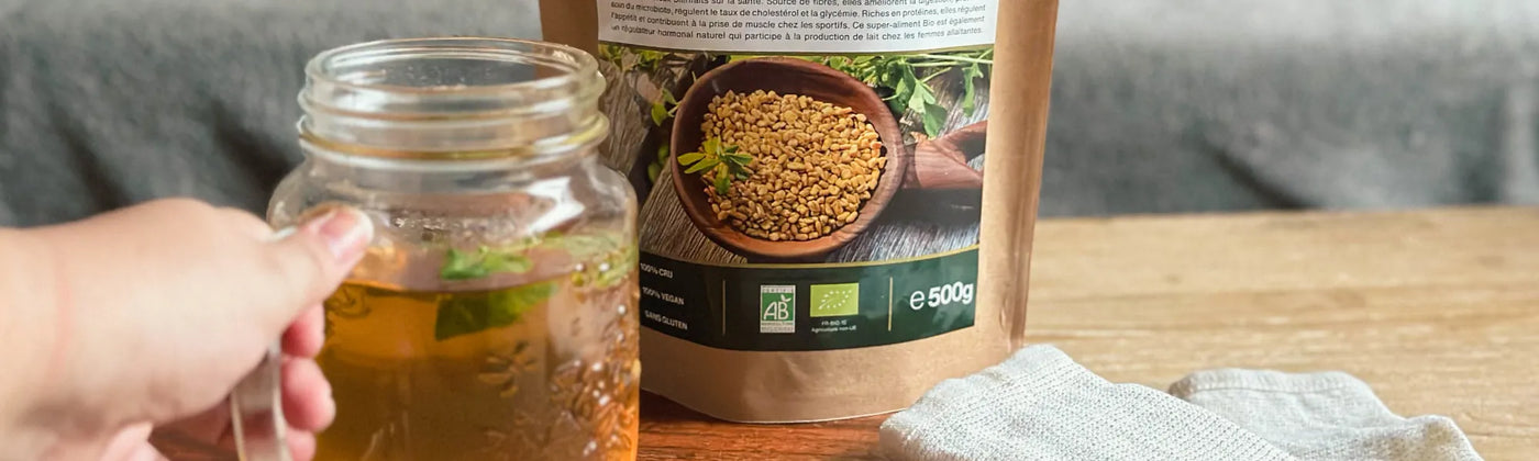 recette infusion digestion graines fenugrec bio amoseeds specialiste des super aliments Bio