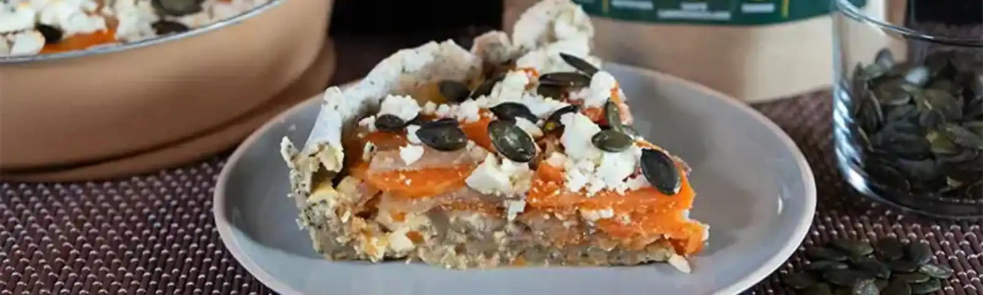 recette quiche navets patates douces graines courge Amoseeds specialiste des super aliments Bio