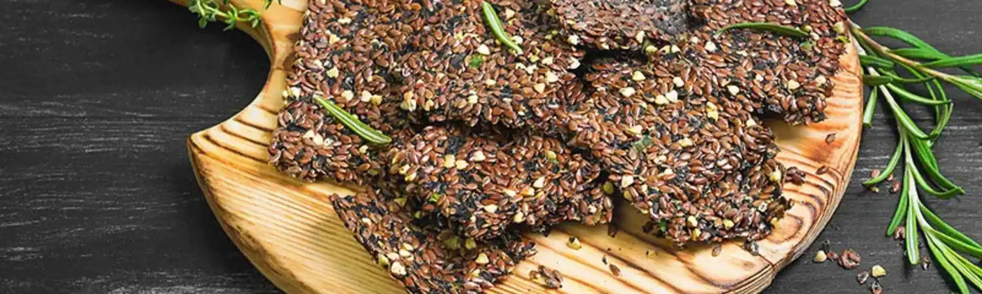 recette crackers crus graines lin brun bio amoseeds specialiste des super aliments Bio