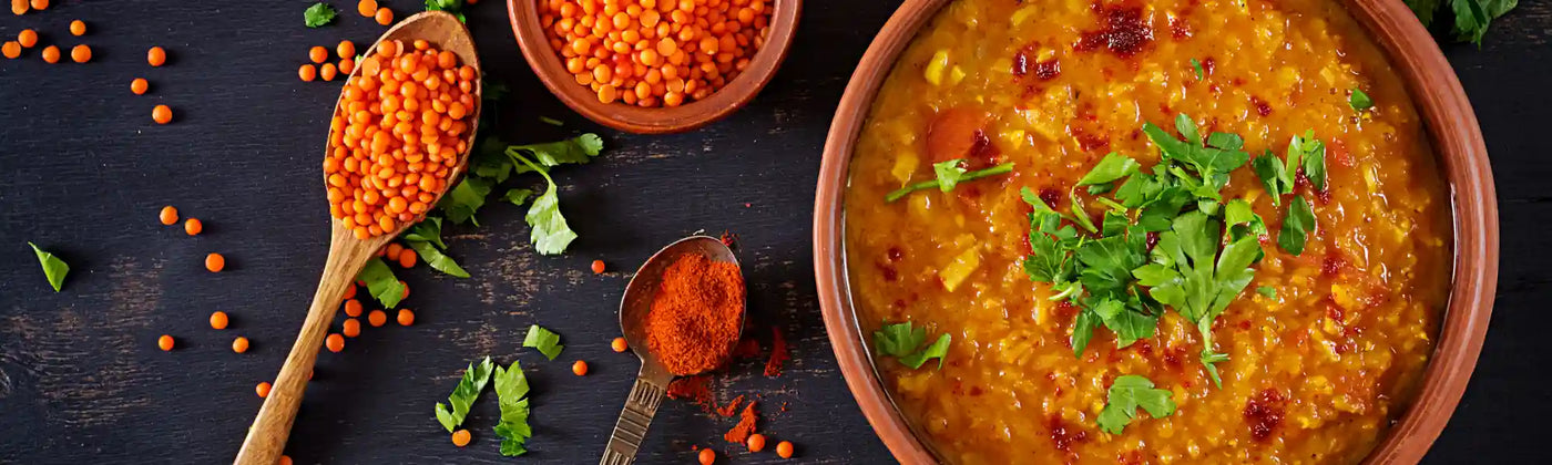 recette dahl lentilles curcuma bio amoseeds specialiste des super aliments Bio