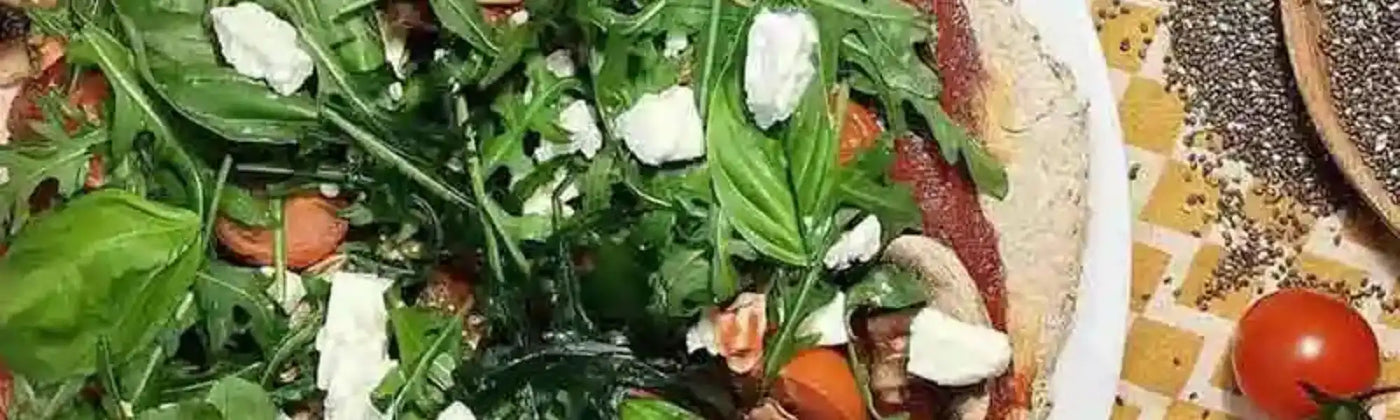 recette de pizza diététique et pâte aux graines de chia bio amoseeds specialiste des super aliments Bio