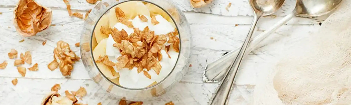 recette de pudding de chia aux bananes et aux noix amoseeds specialiste des super aliments Bio