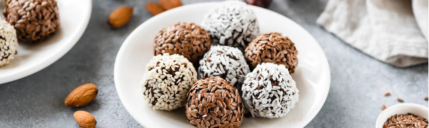 recette d'energy balls au reishi bio amoseeds specialiste des super aliments Bio