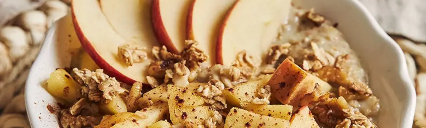 recette overnight porridge baobab bio pomme cannelle amoseeds specialiste des super aliments Bio