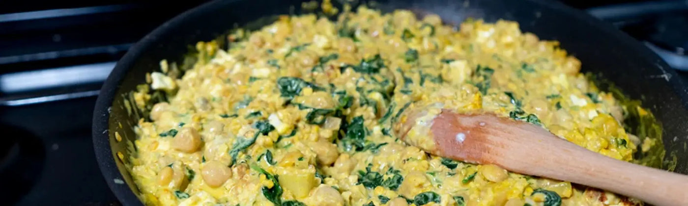 recette porrdge sale pois chiches epinards reishi curcuma amoseeds specialiste des super aliments Bio