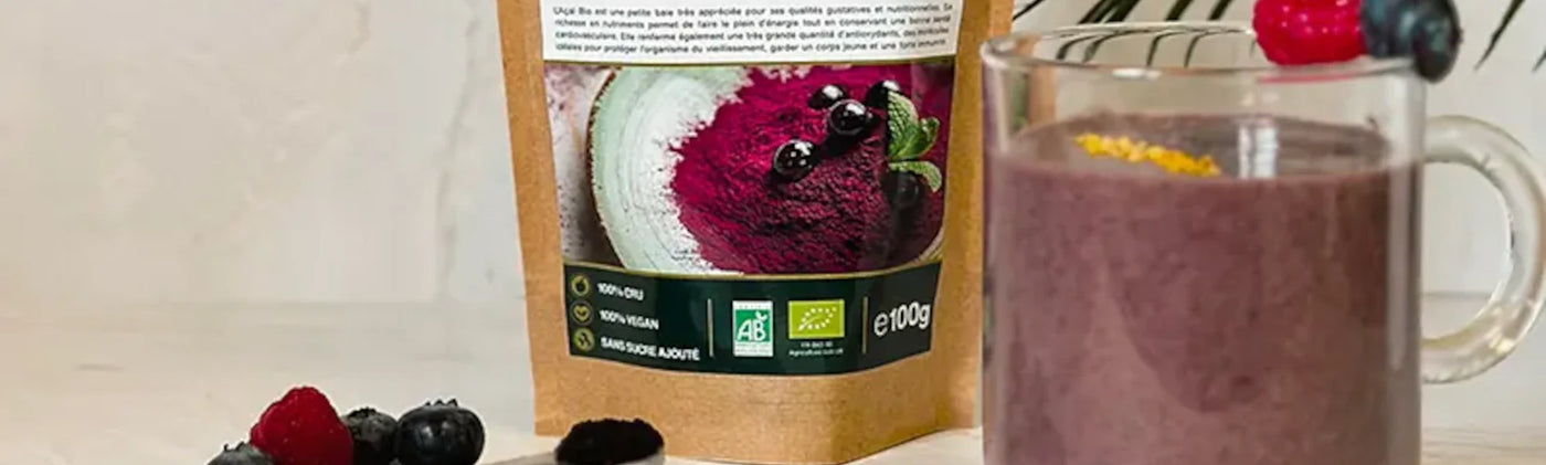 recette smoothie acai bio amoseeds specialiste des super aliments Bio