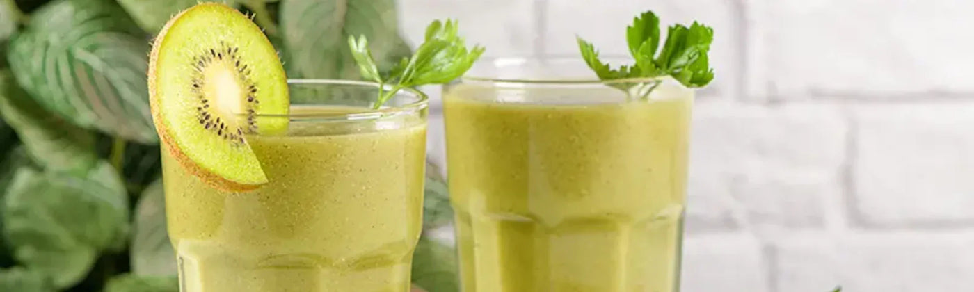 Recette de Smoothie détox à l'Herbe d'Orge Bio