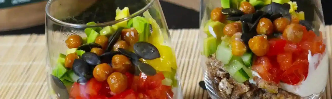 recette verrines cheesecake graines lin courge gingembre amoseeds specialiste des super aliments bio