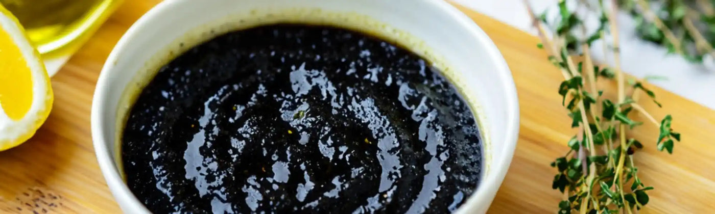 recette vinaigrette ail noir bio amoseeds specialiste des super aliments Bio