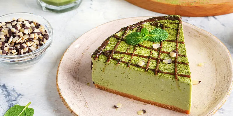 recette de cheesecake au thé matcha en poudre bio amoseeds specialiste des super aliments Bio