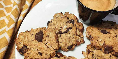 Recette de Cookies fruits secs et Psyllium Blond Bio