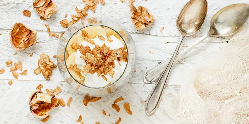 recette de pudding de chia aux bananes et aux noix amoseeds specialiste des super aliments Bio