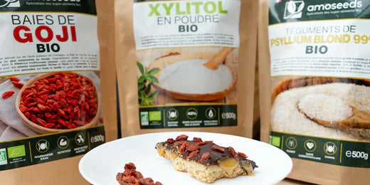 recette twix healthy psyllium xylitol amoseeds specialiste des super aliments Bio