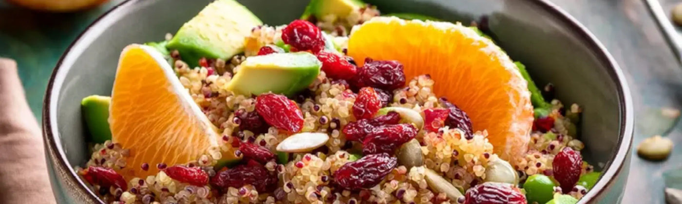 salade quinoa super aliments bio Amoseeds specialiste des super aliments Bio