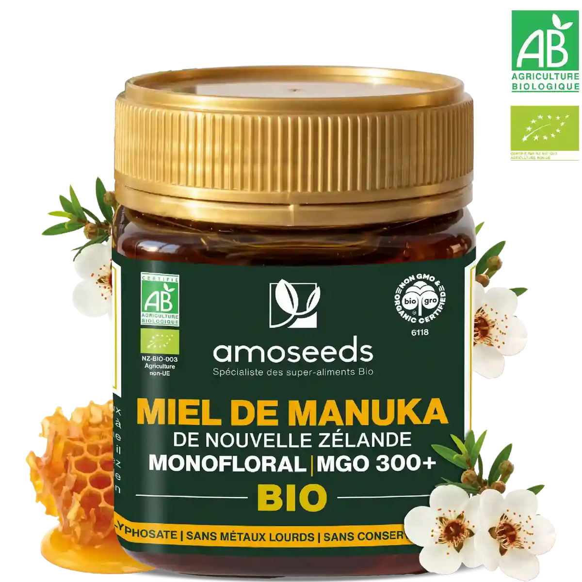 Miel de Manuka Bio 250g