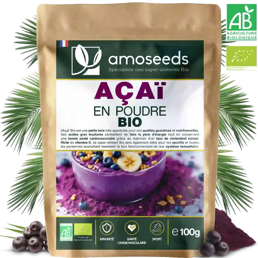 Açaï Bio - amoseeds specialiste des super aliments bio