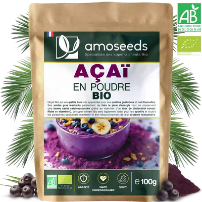 Açaï Bio - amoseeds specialiste des super aliments bio