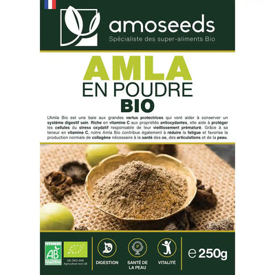 Amla Poudre Bio - amoseeds specialiste des super aliments bio