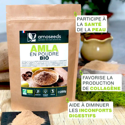 Amla Poudre Bio - amoseeds specialiste des super aliments bio