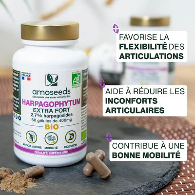 Harpagophytum Bio gelules amoseeds specialiste des super aliments bio