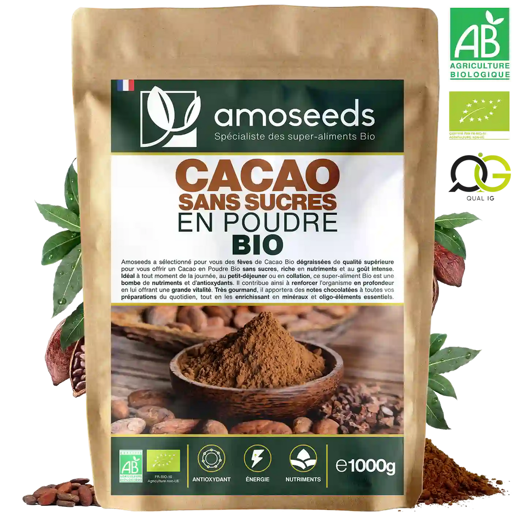 Cacao Bio - amoseeds specialiste des super aliments bio_recto