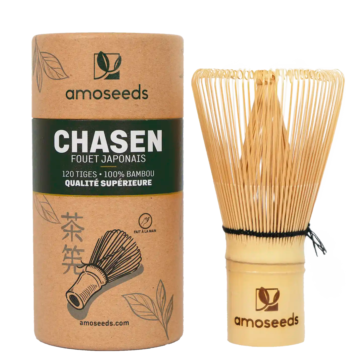 Chasen fouet bambou amoseeds specialiste des super aliments bio.