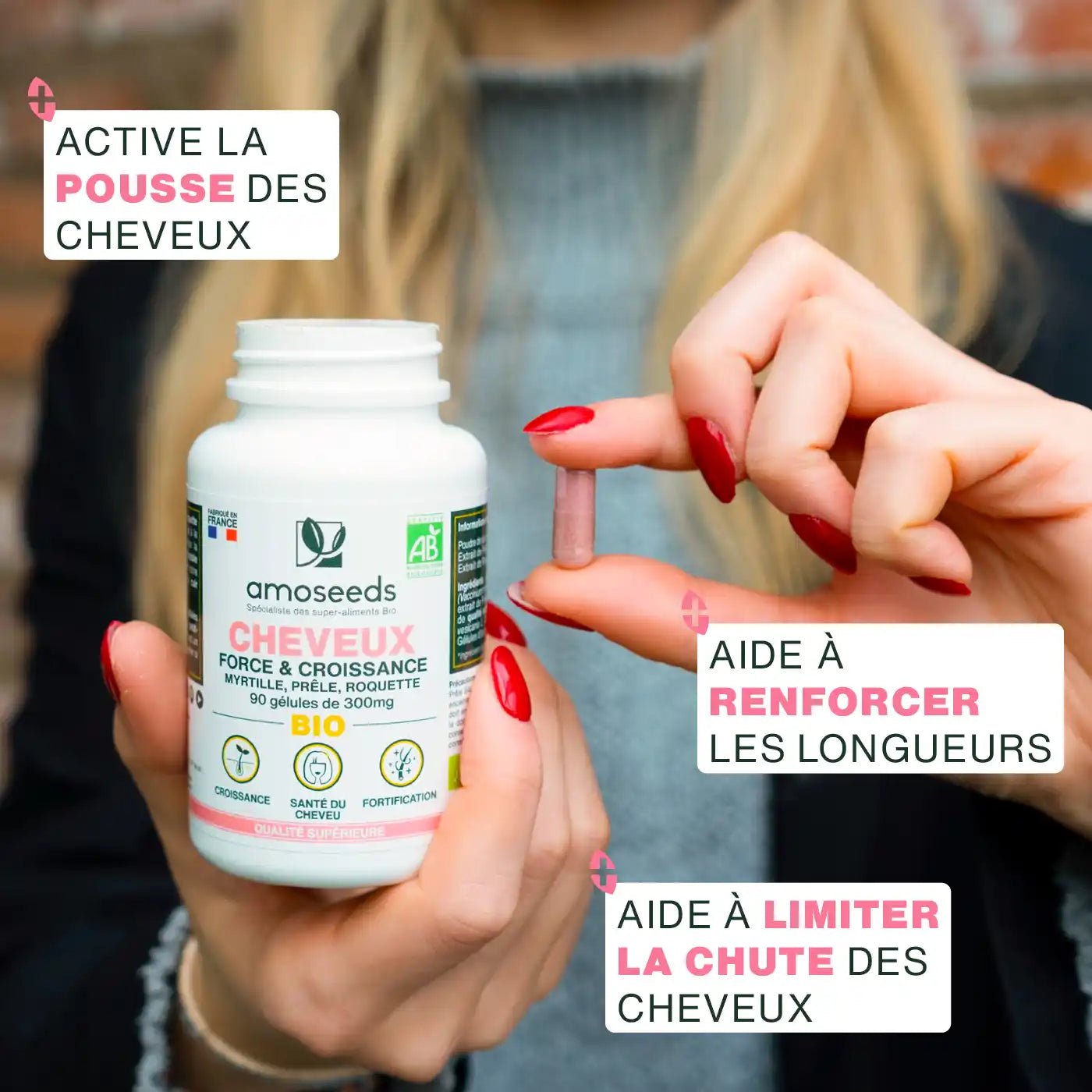 Bienfaits Complexe Cheveux Bio - amoseeds specialiste des super aliments bio