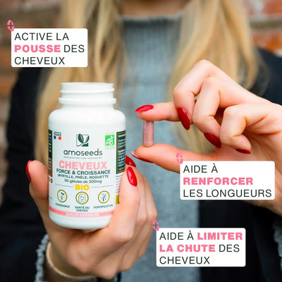 Bienfaits Complexe Cheveux Bio - amoseeds specialiste des super aliments bio