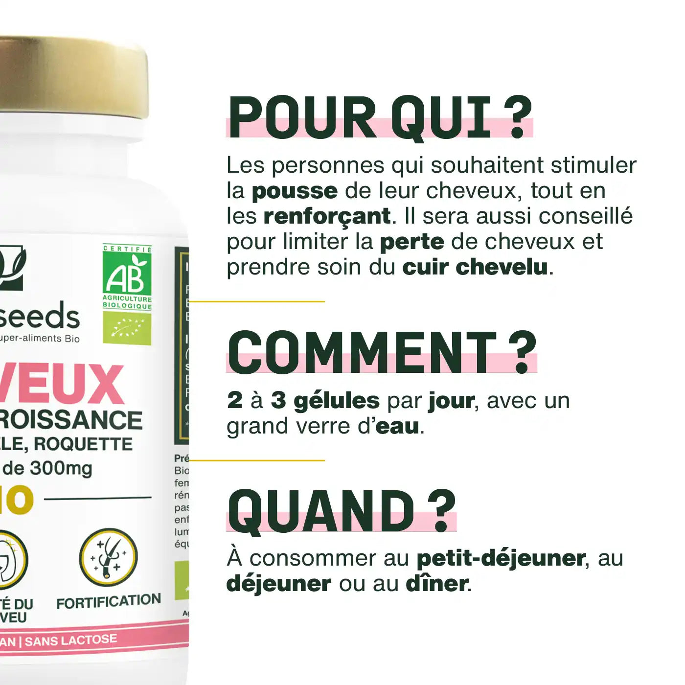 Conseils Complexe Cheveux Bio - amoseeds specialiste des super aliments bio