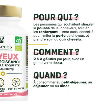 Conseils Complexe Cheveux Bio - amoseeds specialiste des super aliments bio
