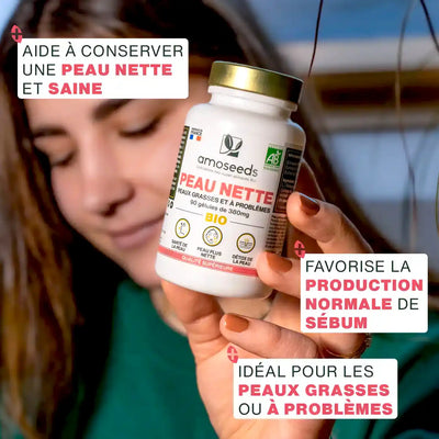 Bienfaits Peau Nette Bio - amoseeds specialiste des super aliments bio
