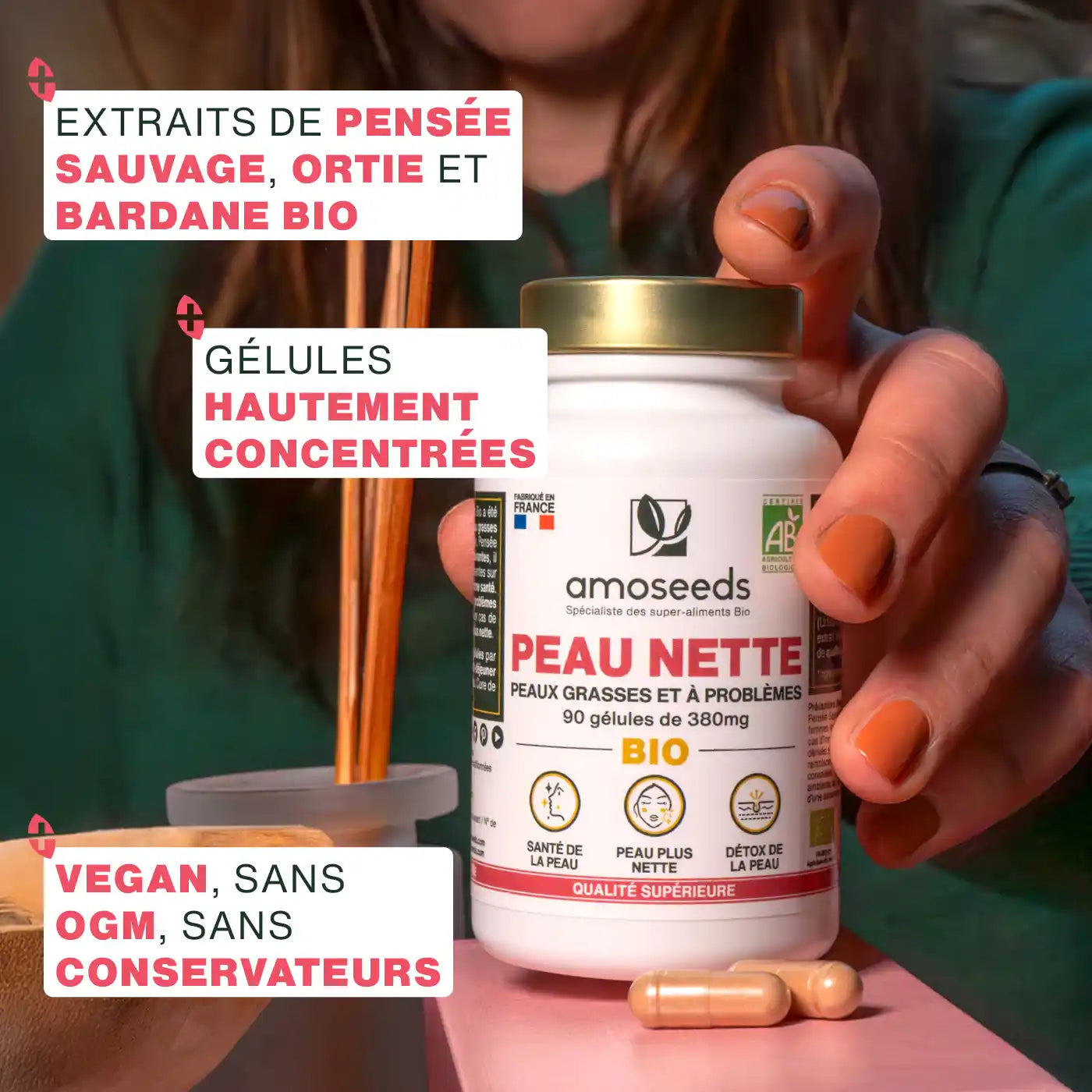 Qualite Peau Nette Bio - amoseeds specialiste des super aliments bio