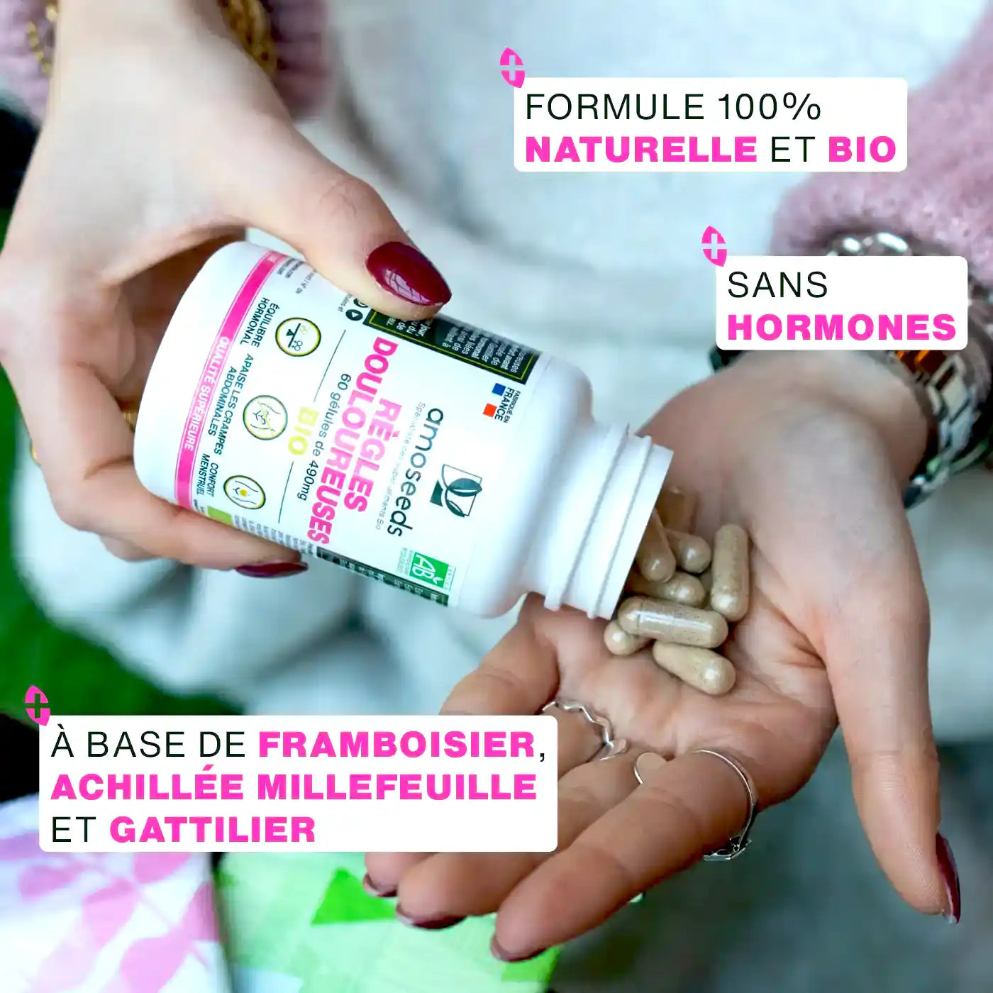 Qualite Complexe Regles Douloureuses Bio - amoseeds specialiste des super aliments bio