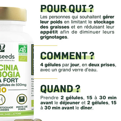 Garcinia Cambogia bio gelules amoseeds specialiste des super aliments bio