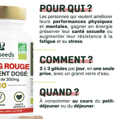 Ginseng rouge Bio amoseeds specialiste des super aliments bio