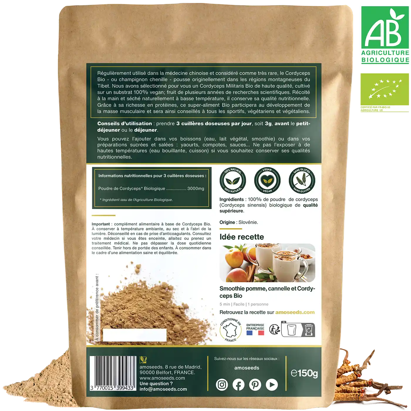 Bienfaits cordyceps