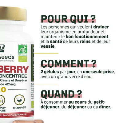 Cranberry formule gelules bio amoseeds specialiste super aliments bio