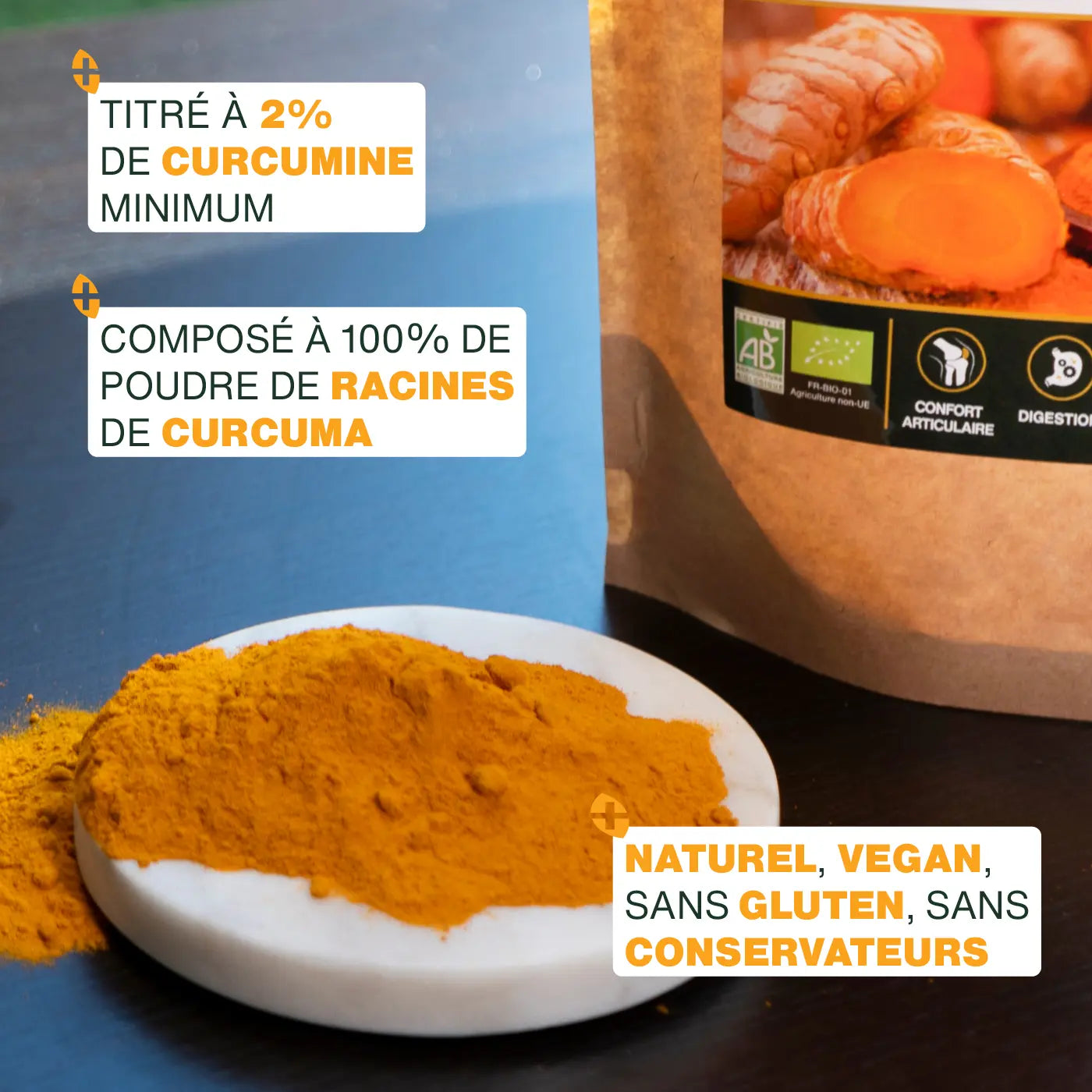 Qualite Curcuma en poudre Bio - amoseeds specialiste des super aliments bio