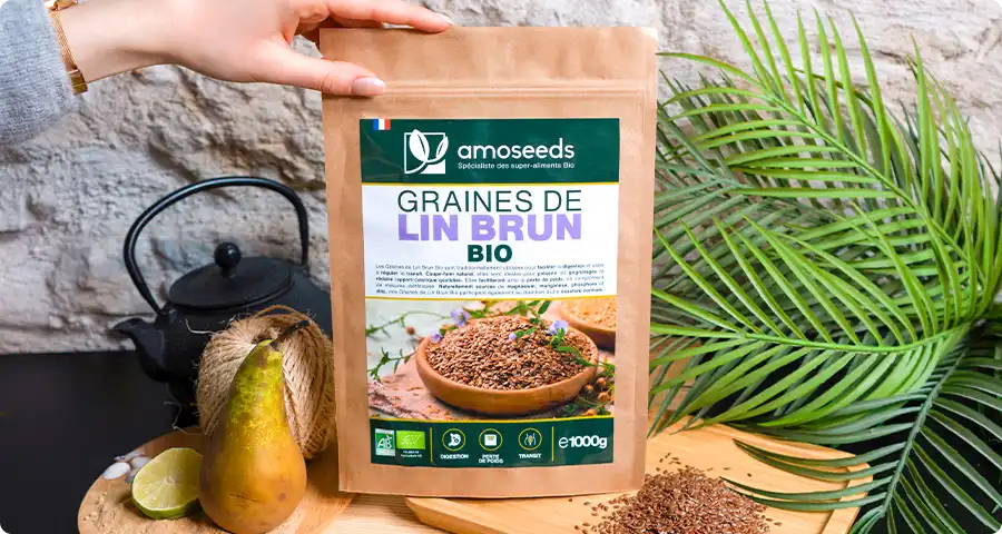 Les bienfaits des Graines de Lin Brun Bio