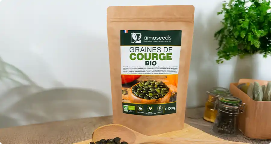 Les bienfaits des Graines de Courge Bio