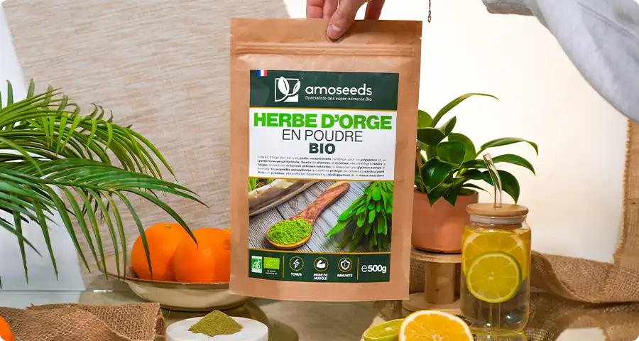 Les bienfaits de l'Herbe d'Orge Bio