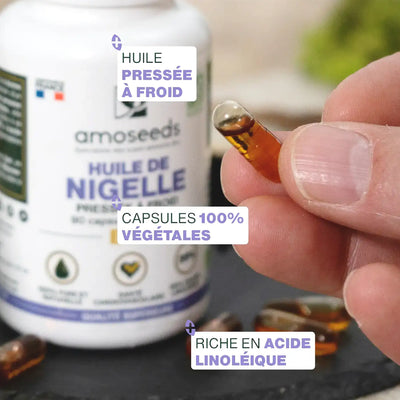 Qualite Huile Nigelle Bio - amoseeds specialiste des super aliments bio
